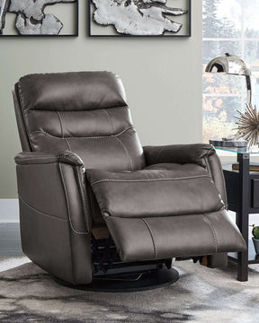Riptyme Swivel Glider Recliner - Half Price Furniture