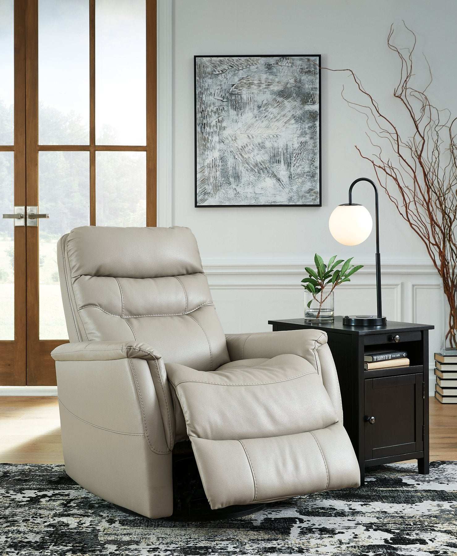 Riptyme Swivel Glider Recliner - Half Price Furniture