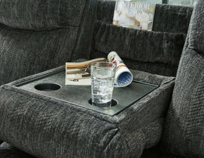 Martinglenn Power Reclining Sofa with Drop Down Table - Half Price Furniture