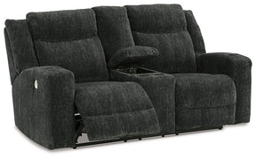 Martinglenn Power Reclining Loveseat with Console - Half Price Furniture