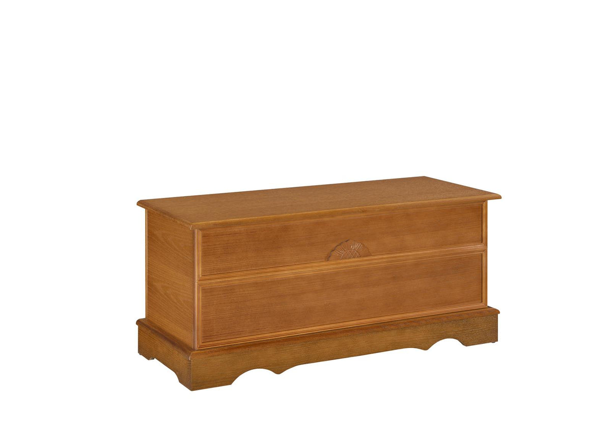 Paula Rectangular Cedar Chest Honey  Half Price Furniture