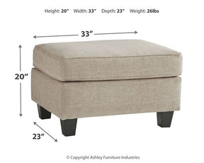 Abney Ottoman - Ottoman - Half Price Furniture
