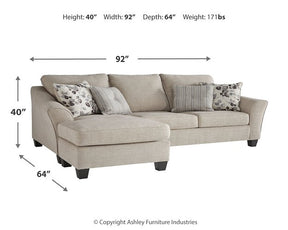 Abney Sofa Chaise Sleeper - Sleeper - Half Price Furniture