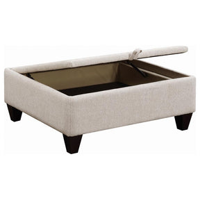 McLoughlin Upholstered Sloped Arm Sectional Sofa Platinum