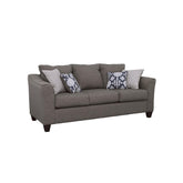Salizar Flared Arm Sofa Grey Half Price Furniture