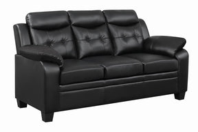 Finley Tufted Upholstered Sofa Black Finley Tufted Upholstered Sofa Black Half Price Furniture