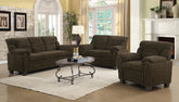 Clementine Upholstered Pillow Top Arm Living Room Set Half Price Furniture