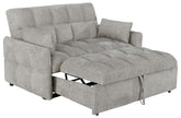 Cotswold Tufted Cushion Sleeper Sofa Bed Light Grey Half Price Furniture