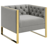 Eastbrook Tufted Back Chair Grey Half Price Furniture