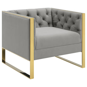 Eastbrook Tufted Back Chair Grey Half Price Furniture
