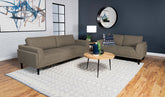 Rilynn Upholstered Track Arms Sofa Set Rilynn Upholstered Track Arms Sofa Set Half Price Furniture