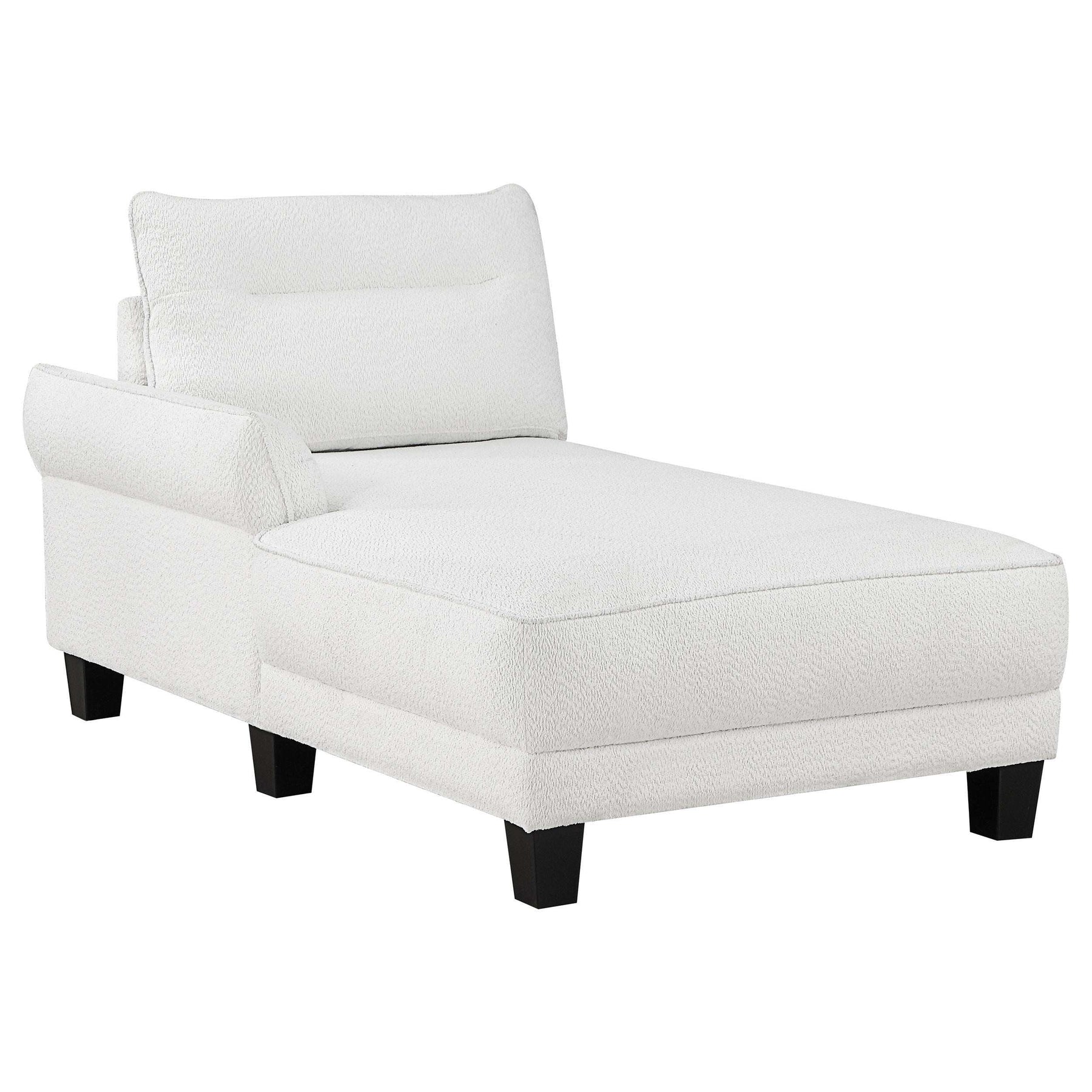 Caspian Upholstered Curved Arms Sectional Sofa - Half Price Furniture