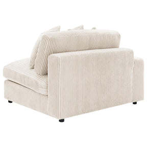 Blaine 2-Piece Corduroy Reversible Chaise Sectional Sofa Sand