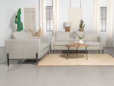 Tilly Upholstered Track Arms Sofa Set Half Price Furniture