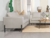 Tilly Upholstered Track Arms Loveseat Half Price Furniture