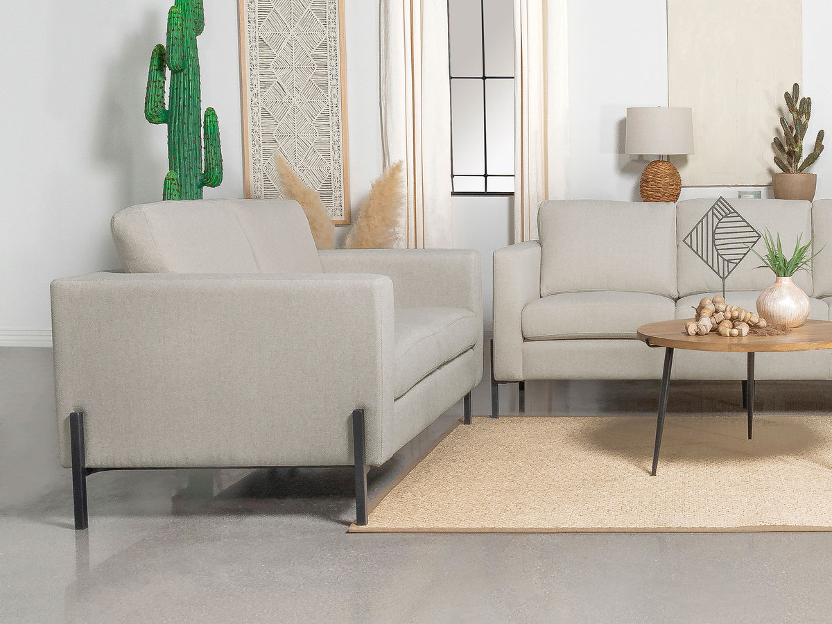 Tilly Upholstered Track Arms Loveseat  Las Vegas Furniture Stores