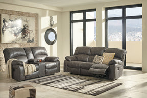 Dunwell Power Reclining Loveseat with Console - Half Price Furniture