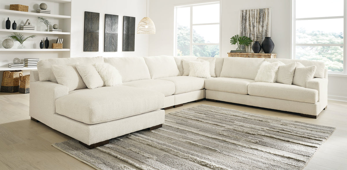 Zada 5-Piece Sectional with Chaise - Las Vegas Furniture Stores