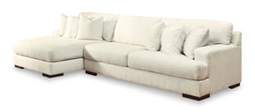 Zada Sectional with Chaise Half Price Furniture