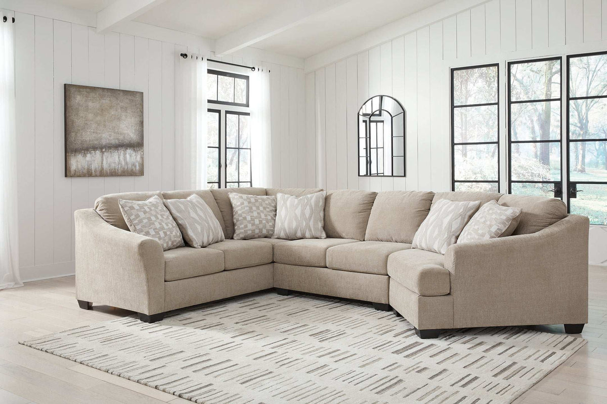 Brogan Bay 3-Piece Sectional with Cuddler - Sectional - Half Price Furniture