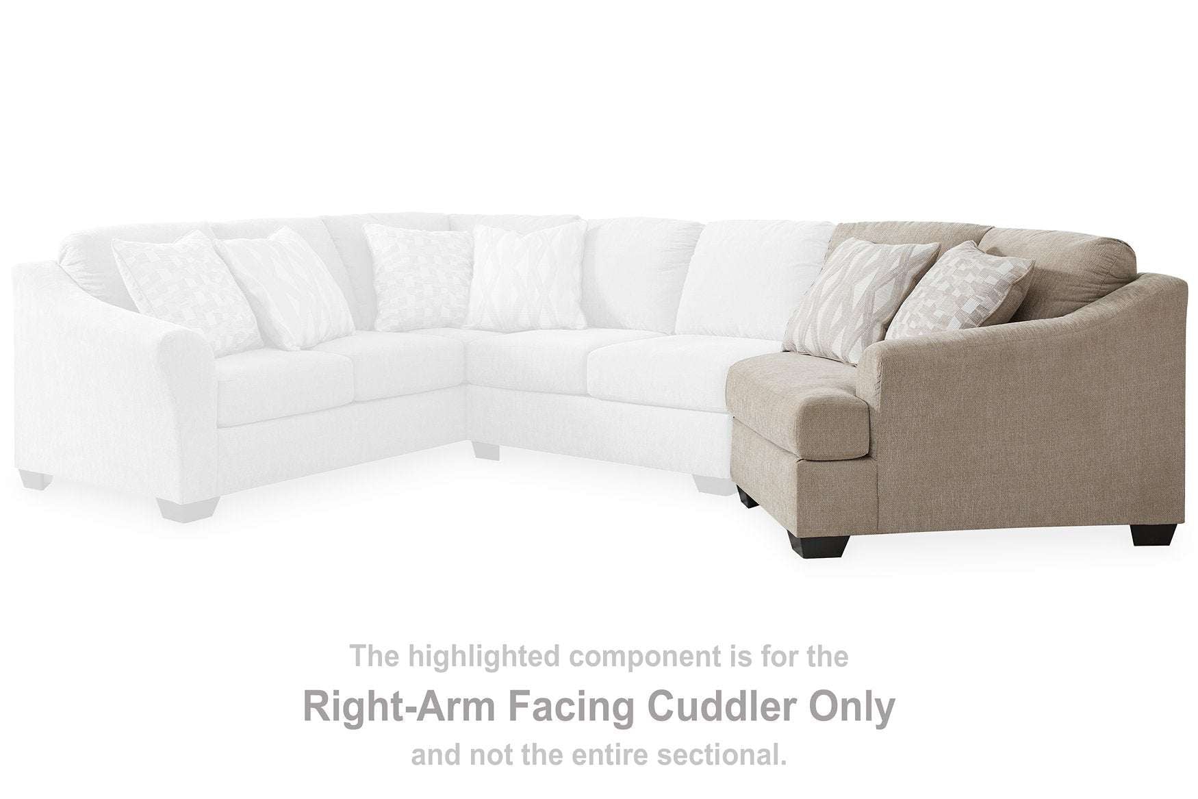 Brogan Bay 3-Piece Sectional with Cuddler - Sectional - Half Price Furniture