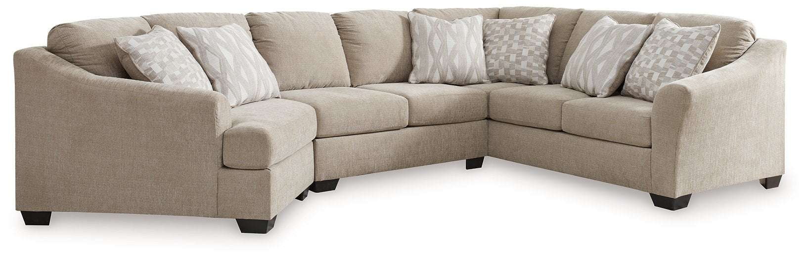 Brogan Bay 3-Piece Sectional with Cuddler - Sectional - Half Price Furniture