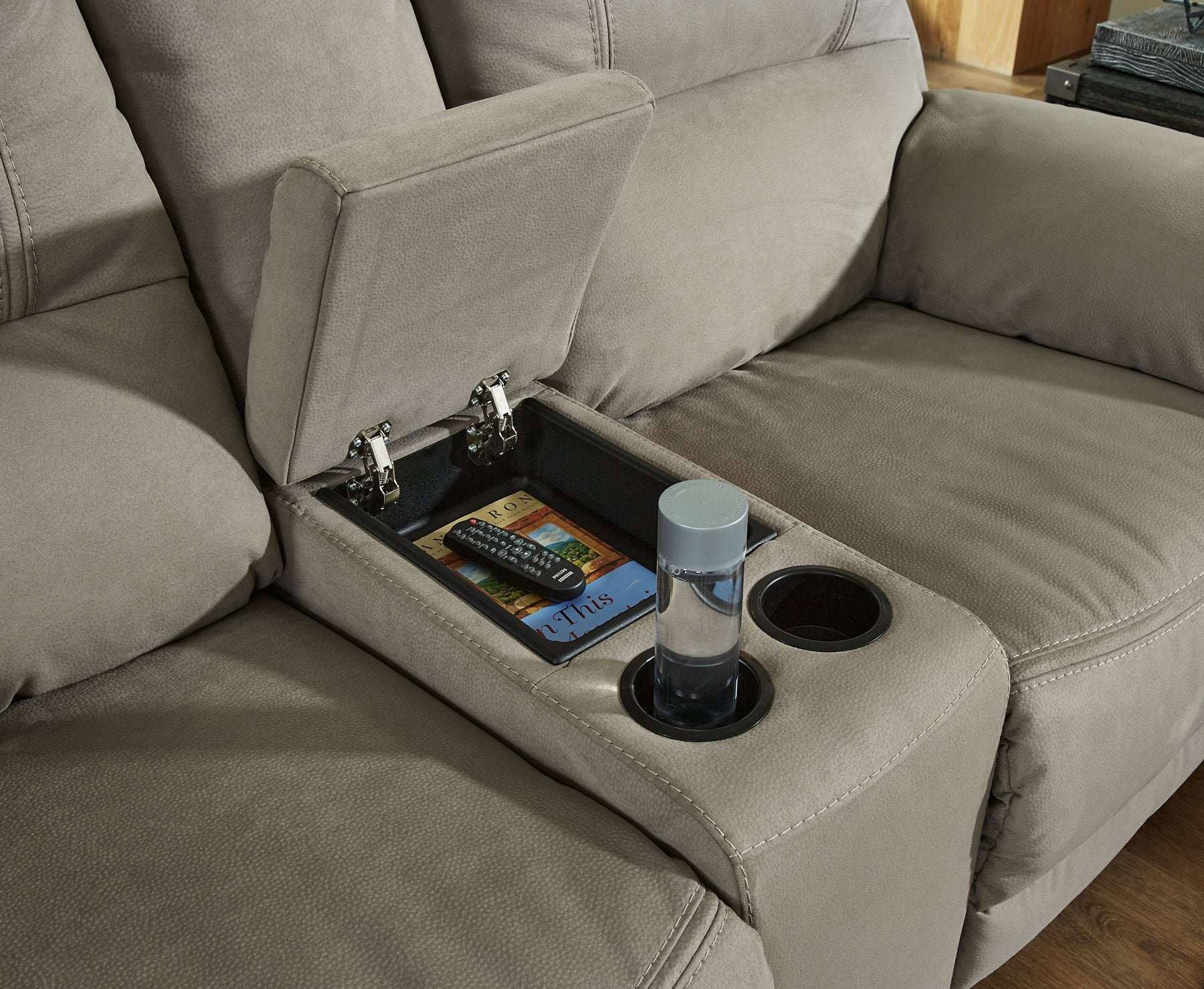 Next-Gen Gaucho Power Reclining Loveseat with Console - Half Price Furniture