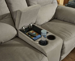 Next-Gen Gaucho Power Reclining Loveseat with Console - Half Price Furniture