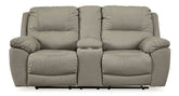 Next-Gen Gaucho Reclining Loveseat with Console Half Price Furniture