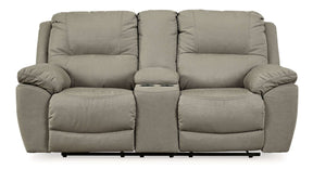 Next-Gen Gaucho Reclining Loveseat with Console Half Price Furniture