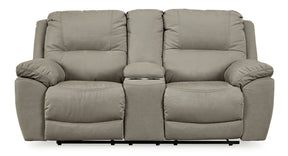 Next-Gen Gaucho Reclining Loveseat with Console Half Price Furniture