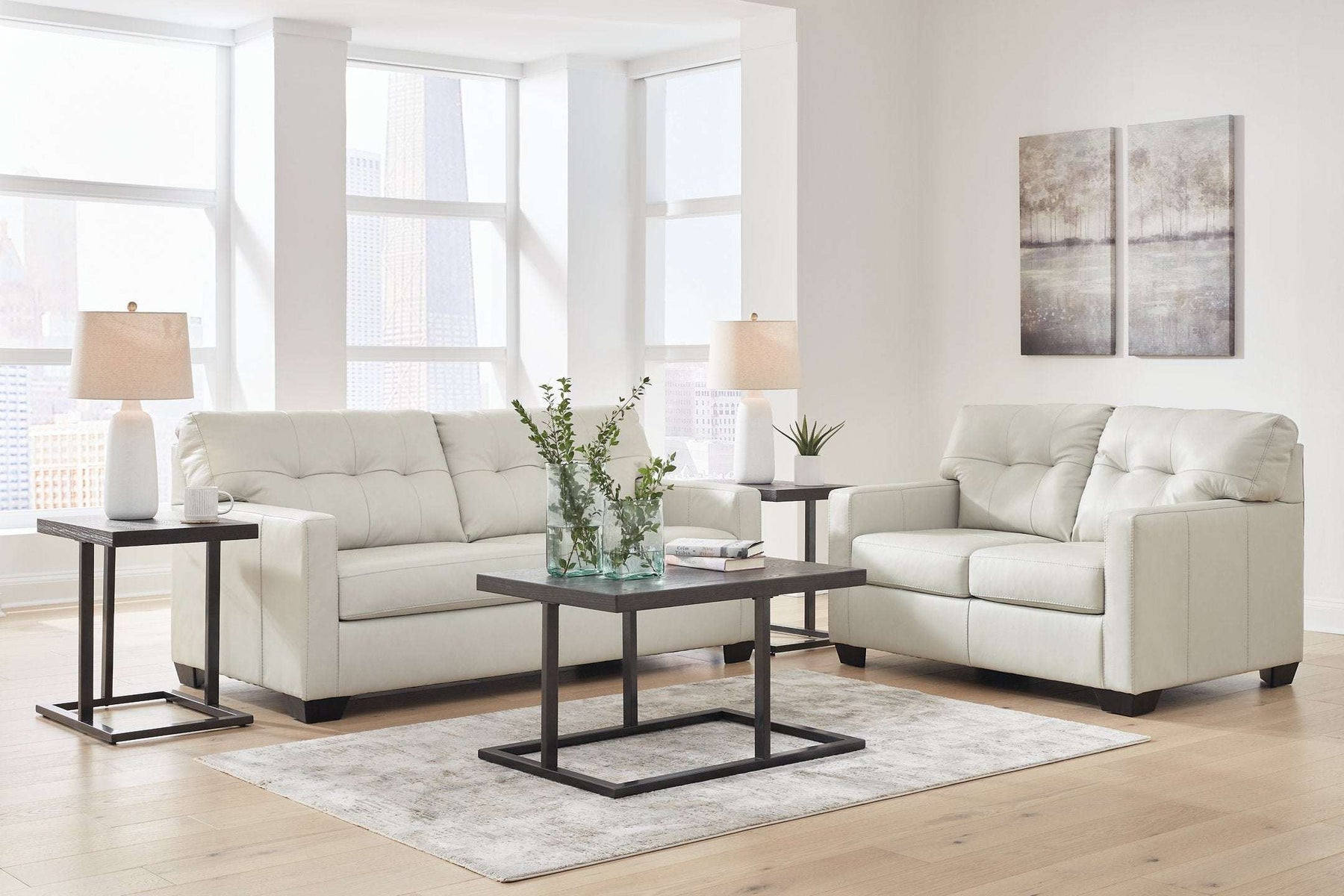 Belziani Living Room Set - Living Room Set - Half Price Furniture