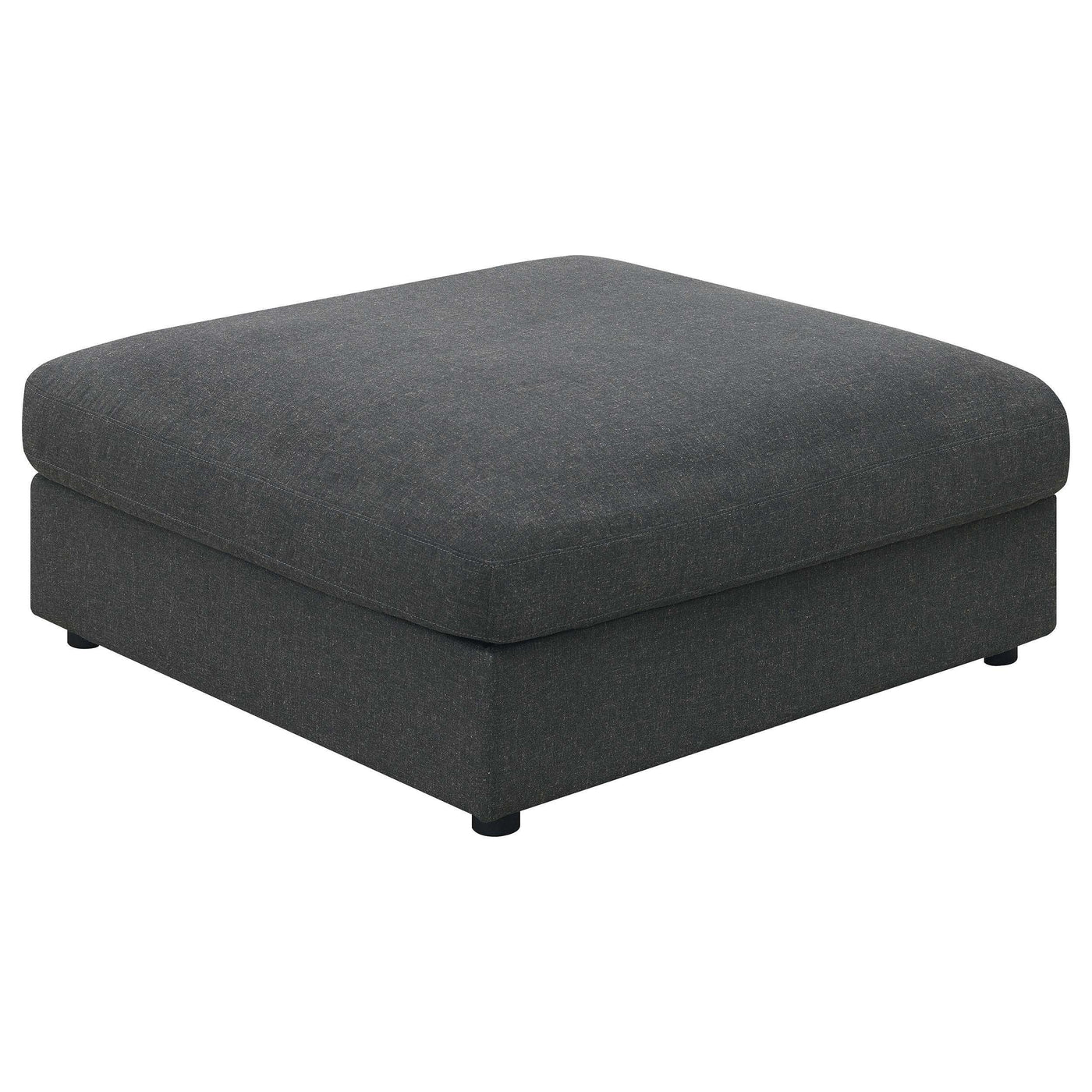 Serene Upholstered Rectangular Ottoman Charcoal - Half Price Furniture