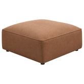 Jennifer Upholstered Ottoman Terracotta Jennifer Upholstered Ottoman Terracotta Half Price Furniture