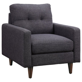 Watsonville Tufted Back Chair Grey Watsonville Tufted Back Chair Grey Half Price Furniture