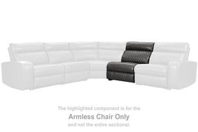 Samperstone Power Reclining Sectional Half Price Furniture