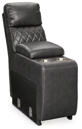 Samperstone Power Reclining Sectional Half Price Furniture