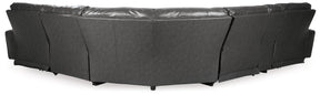 Samperstone Power Reclining Sectional Half Price Furniture