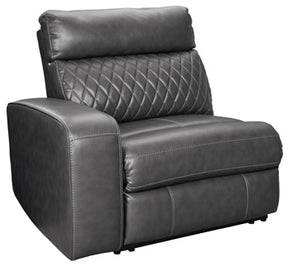 Samperstone Power Reclining Sectional Half Price Furniture