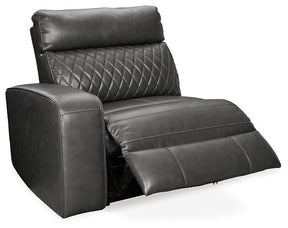 Samperstone Power Reclining Sectional Half Price Furniture