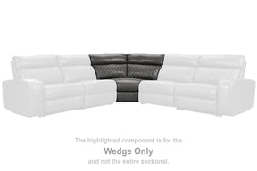 Samperstone Power Reclining Sectional Half Price Furniture