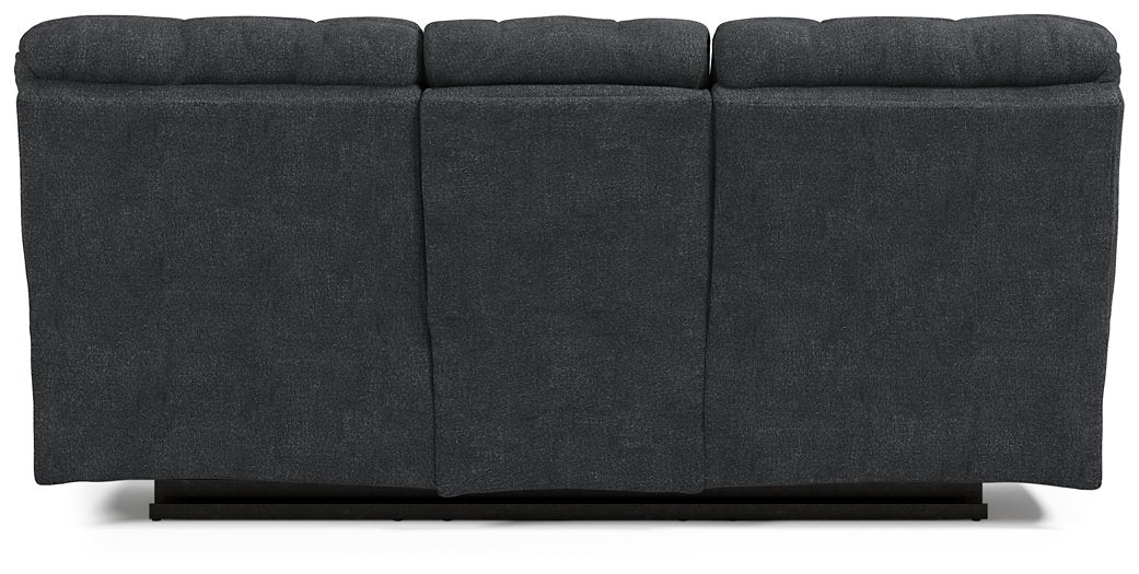 Wilhurst Reclining Sofa with Drop Down Table - Half Price Furniture