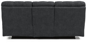Wilhurst Reclining Sofa with Drop Down Table - Half Price Furniture
