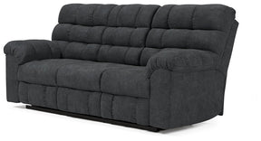 Wilhurst Reclining Sofa with Drop Down Table - Half Price Furniture