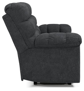 Wilhurst Reclining Sofa with Drop Down Table - Half Price Furniture