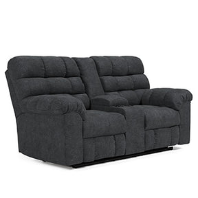 Wilhurst Reclining Loveseat with Console - Half Price Furniture