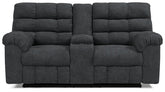 Wilhurst Reclining Loveseat with Console Half Price Furniture