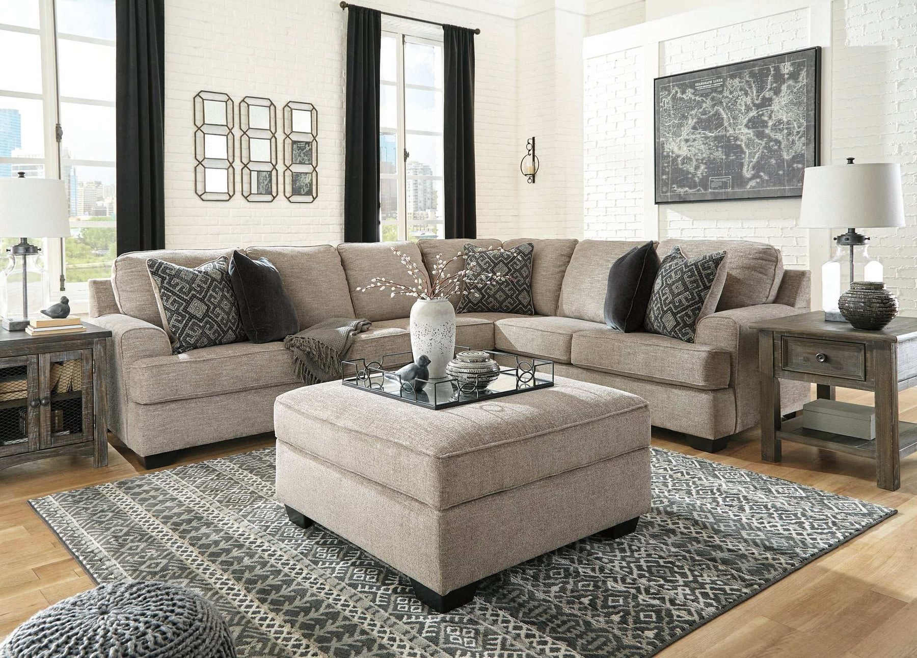 Bovarian Living Room Set - Living Room Set - Half Price Furniture