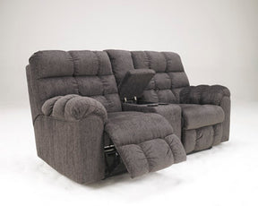 Acieona Reclining Loveseat with Console Acieona Reclining Loveseat with Console Half Price Furniture