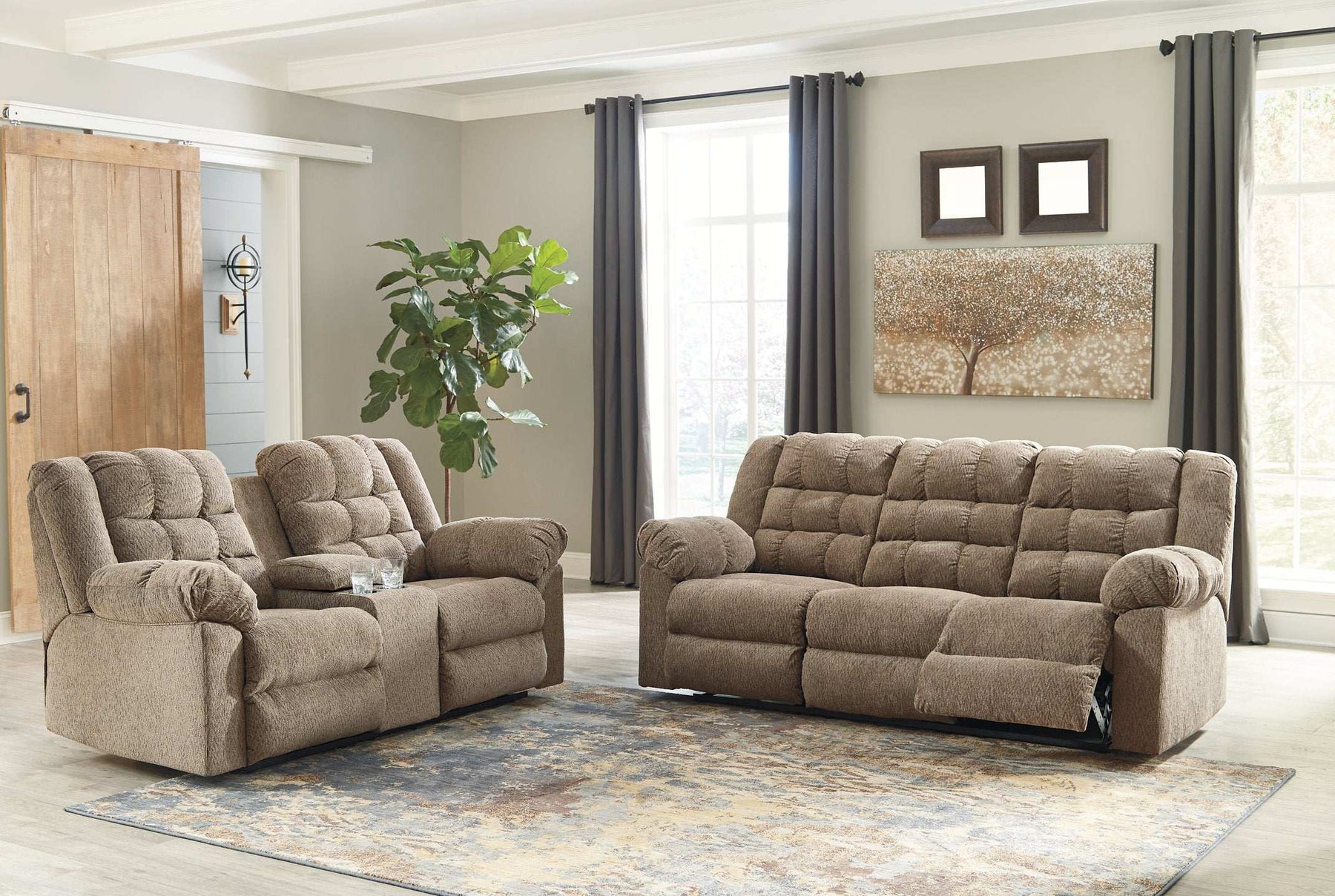 Workhorse Living Room Set - Half Price Furniture